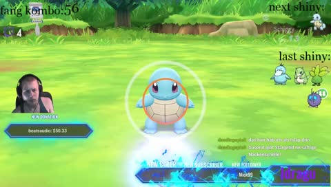 Shiny Schiggy und Bluzuk hunt GER