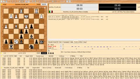 Lc0.19.1.32150 vs. Stockfish 10 4CPU vs 1070Ti CCRL 40/40