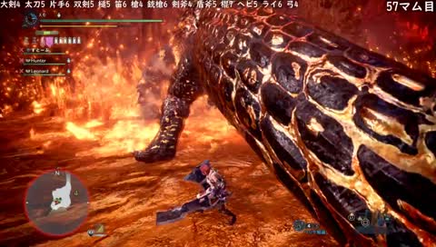 PS4版MHW 氷チャアクどこ…どこ…