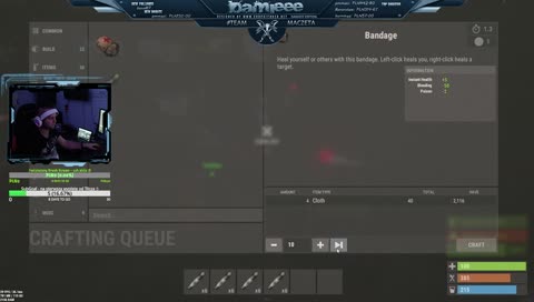 Budowanie, scrapu zbieranie, i udawanie gracza :D :D - #damieeeTwitchTV #teamMACZETA # rustToGUNWO :D