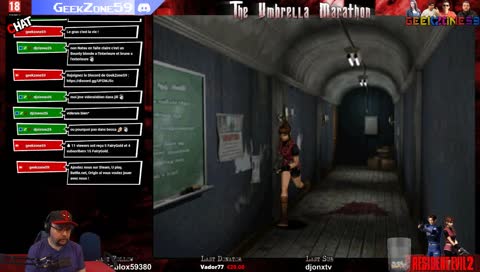 [FR - EN] [GeekZone59] Le marathon Resident Evil avec Natsu : les zombies sont là 