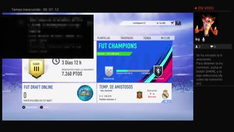 Transmisión de PS4 en directo de raulitogamer121