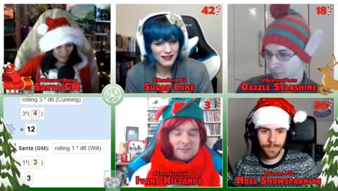 Re-run: Roll4It HOLIDAY SPECIAL SANTARPG - MaidRPG Homebrew