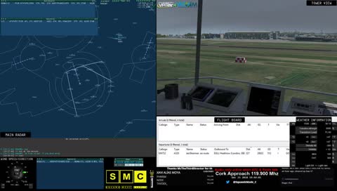 [VATSIM ATC 📡] Cork Approach [EICK] Live Stream 23/12/2018