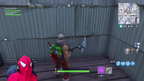 FORTNITEEE CON LA CAPUCHA DE SPIDERMAN 🕸️🕷️