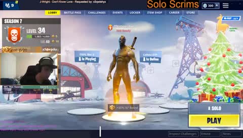 | Solo scrims! | Road to 200 follows and 20 Subs!| 170+ wins | 10.6K kills | !socials | 