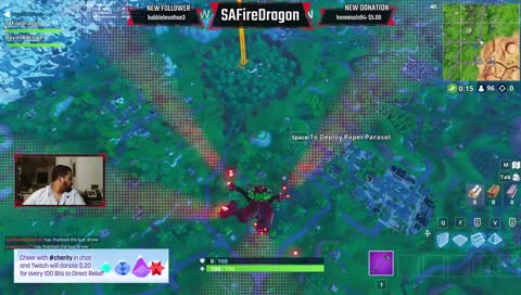 #charity when donating bits! having a chilled evening