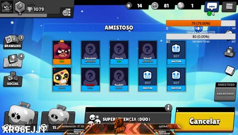 !loots | Subiendo trofeos y jugando amistosas en Brawl Stars