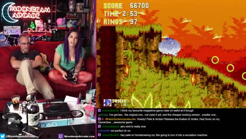 Playing Sega Genesis