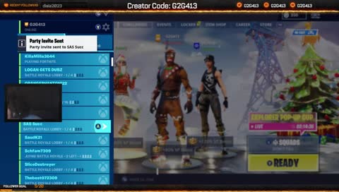 Playing with Viewers!! (!Play) Short Stream.. All Social Media @G2G413