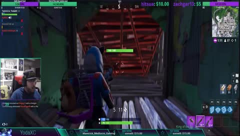 YODA, A guy building. Shooting. Possibly winning - Positive vibes - Path to partner *ultra-wide friendly