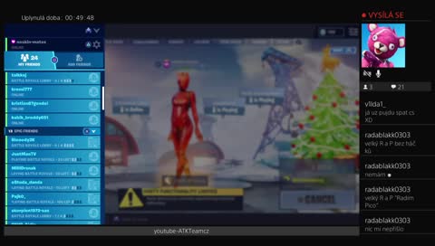 CZ/SK fortnite battle royale #ATKTEAM !special! !HRASFANS!
