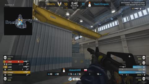RERUN: Vitality vs. Kinguin [Nuke] Map 2 - LB Ro2 - EU Minor Championship - IEM Katowice 2019
