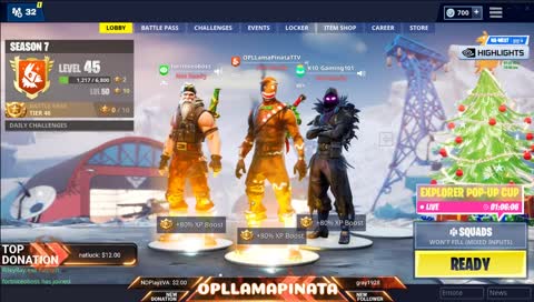 Have you heard of Twitch Prime? Merry Christmas Eve's Eve Stream Rocking some fortnite... Come chilll with the LLama fam...