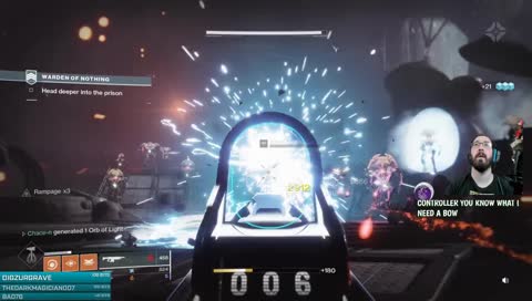 From Guardian to Baker. Playing Destiny 2. Oldest Account on Twitch. Gaming with Chace #ThePizzaParty #blamechace