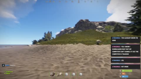 RUST Having Fun with the admin LOL Gambling