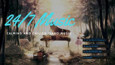 24/7 Chill Piano Music for Studying, Coding and doing anything Productive
