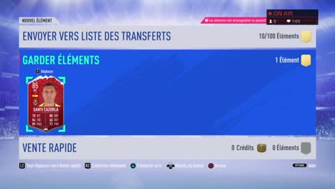 PLUS QUE 2 WIN POUR CAZORLA + ON ATTEND LES SBC