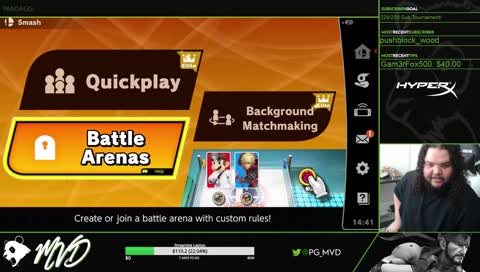 Elite Smash!
Playing new subs as always!