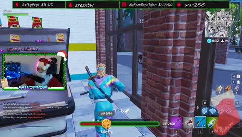 (PC) Santa suit and Giveaway on !Christmas !commands !twitter !earnpoints