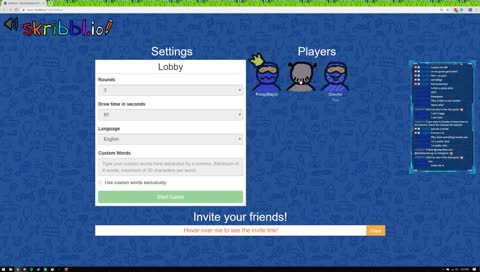 Skribble.io free to join [https://skribbl.io/?BXdeXh5Fjo]