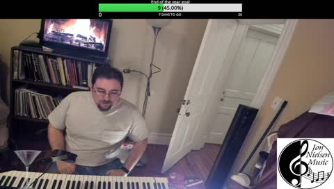 Playing some Christmas music for my first ever live music stream