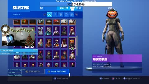 Road To Partnership // Fortnite: Xbox One // Merry Christmas stinkies - 55/75 Subscriber goal!