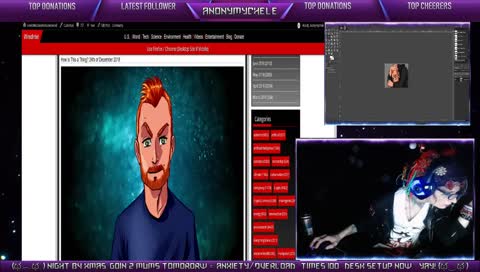 #Anonymous #Disobey| Chrismas Eve Day🎄
Awaiting PC Tower | DESK HERE :D
(Waiting on tower to setup)
No More Novice setup after Xmas