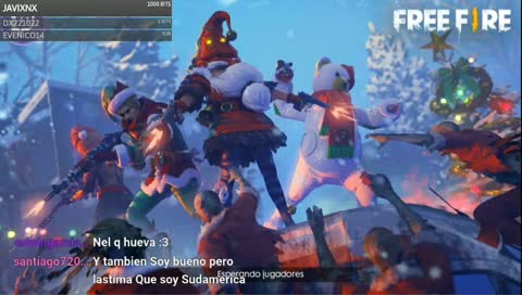 [ESP] Navidad en el free fire ^_^  REGION NORTEAMERICA
