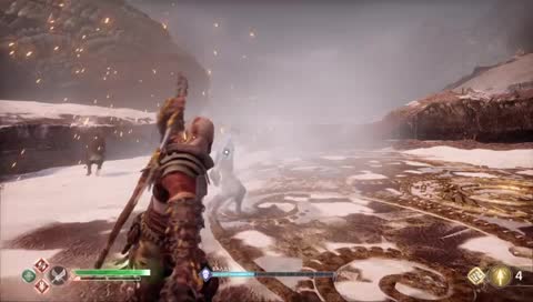 Сложный бог войны >:[ PS4 стрэм