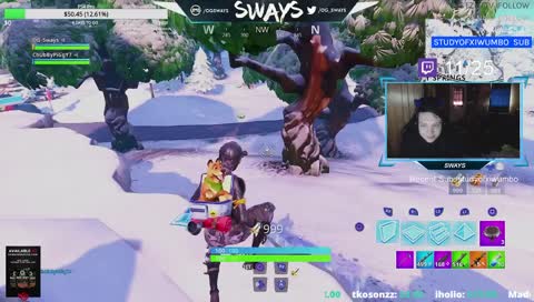 CHRISTMAS FORTNITE STREAM w/ MY IRL | Follow Me on Twitter! | https://twitter.com/__Sway | #REVIVECOD