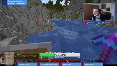 Minecraft with viewers! --Type !ip to join -- 11 follows from 475! !sr !discord
