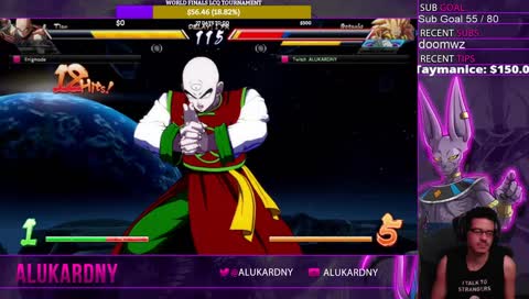 Beerus and Frieza at the LCQ?! Xmas Sub Goal 55/100 NEW EMOTE!