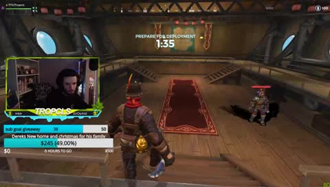 Happy Holidays! drinking stream? | !fundraiser | #charity if you cheer!