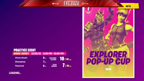 Pop up cup w/ FYC Dre MERRY XMAS  Sub Goal 19/20 @FYCeSports