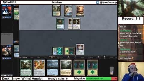 Modern - Snow (white) Amulet. Christmas Stream! !sbguide !deck !youtube !twitter !discord !donations