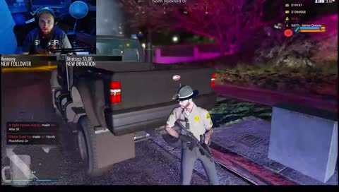 [BSRP] Sheriff Rain cleaning the streets on Christmas