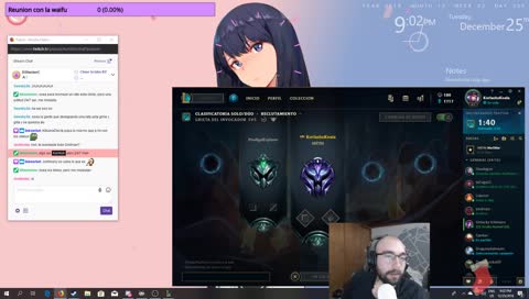 [ESP/ENG] Diamante MMR, Riven/Irelia/Akali Felices fiestas! new (kinda) Setup?