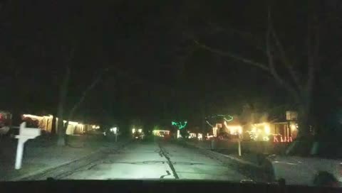 Christmas light drive