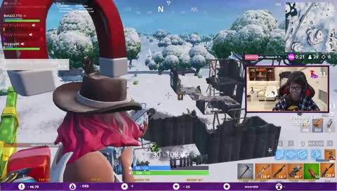 carrying skyguy in fortnite. join chat for carryz