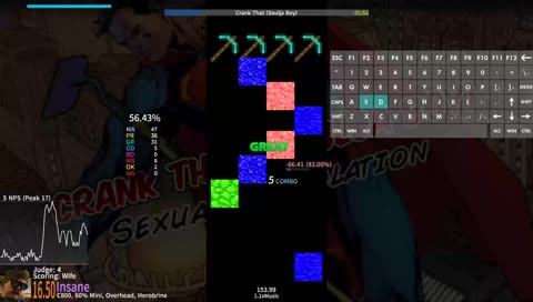 trying out etterna, 15-20 difficulty