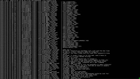 Watch Bots trying to login to my server