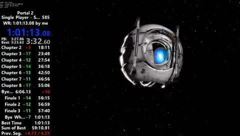 Portal 2 World Record Speedrun Attempts