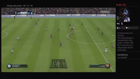 Transmissão ao vivo do PS4 de ronefer