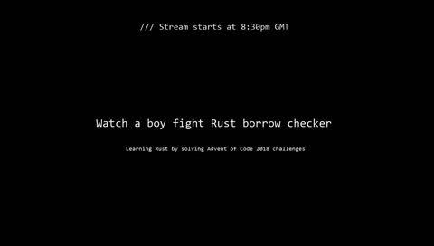 Watch a boy fight Rust borrow checker #rust