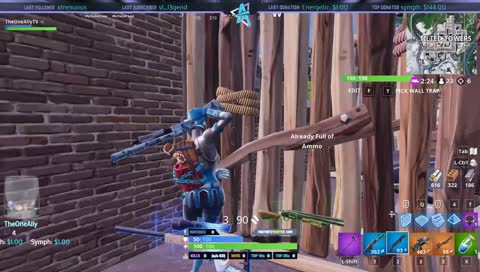 Knocks down wall with heavy and one pumps ... what a legend ... so good . POG