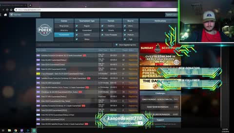 Global Poker Daily $250