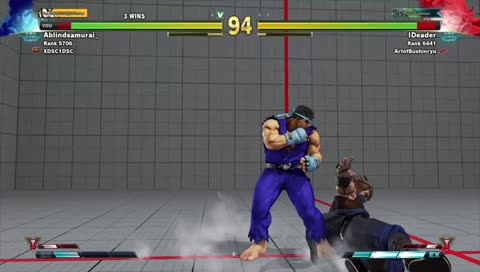 "Dont think, feel. Ryu player on ranked. The grind to the next level.