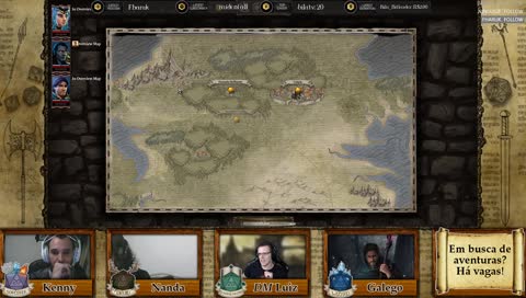 [D&D 5E + GM Mode] Chronos, Uma Nova Aventura #01 • !sorteio !loots !rpg !ouro