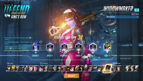 new widow skin Pog :) !discord